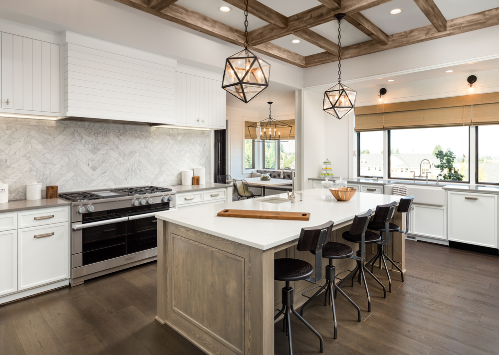 Beautiful Kitchen With Quartz Countertops