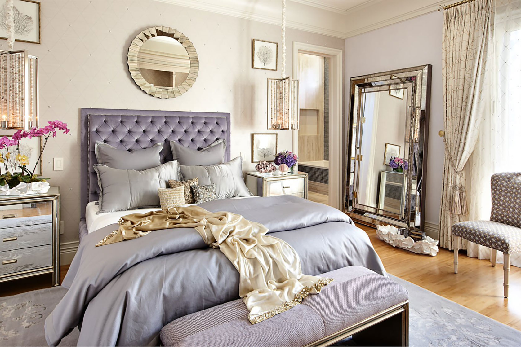 Glamour Bedroom Ideas